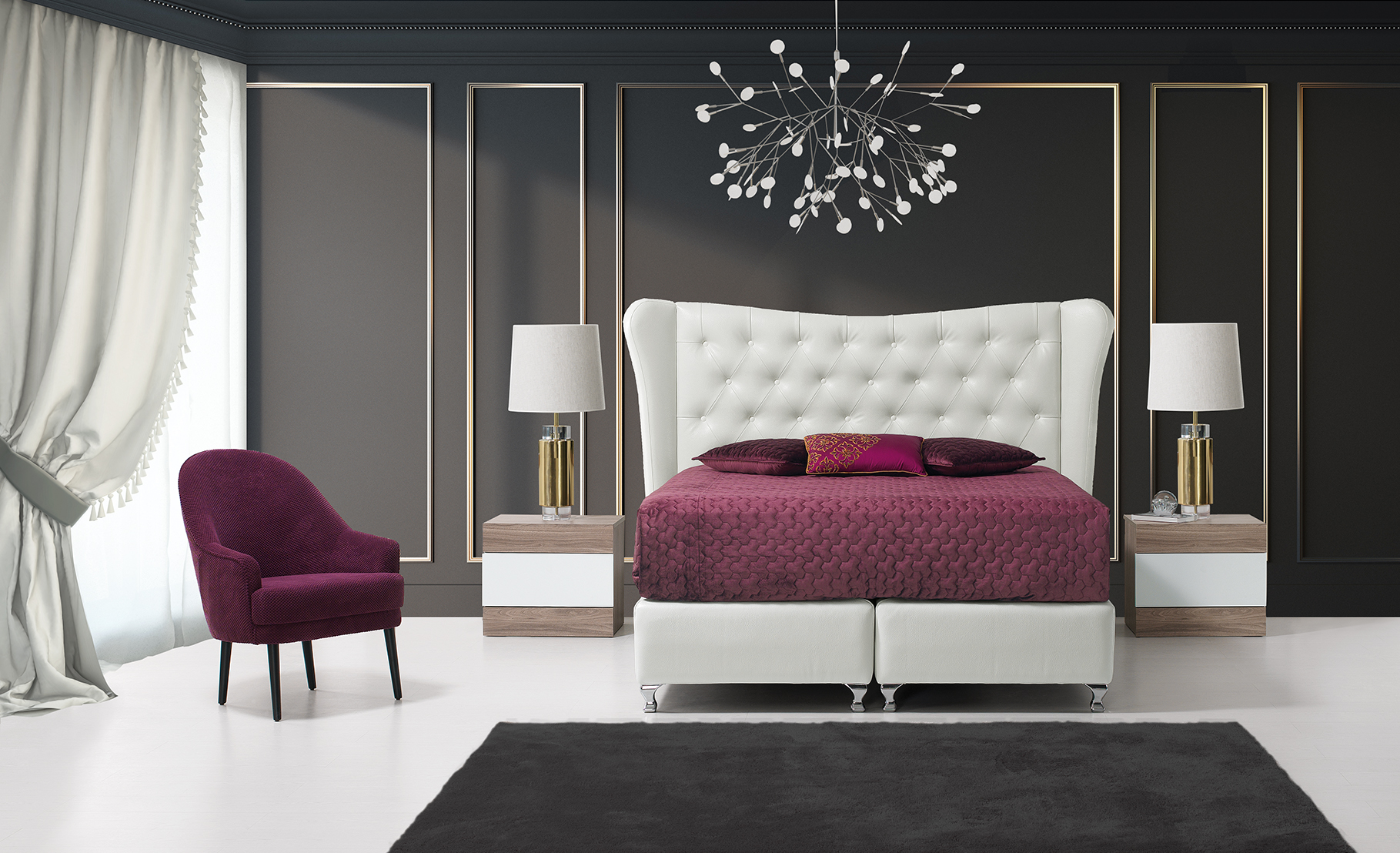 LOURINI cama majestic